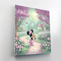 Minnie Mouse Garden Stroll - DIY Painting By Numbers Kit