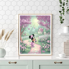 Minnie Mouse Garden Stroll - DIY Painting By Numbers Kit