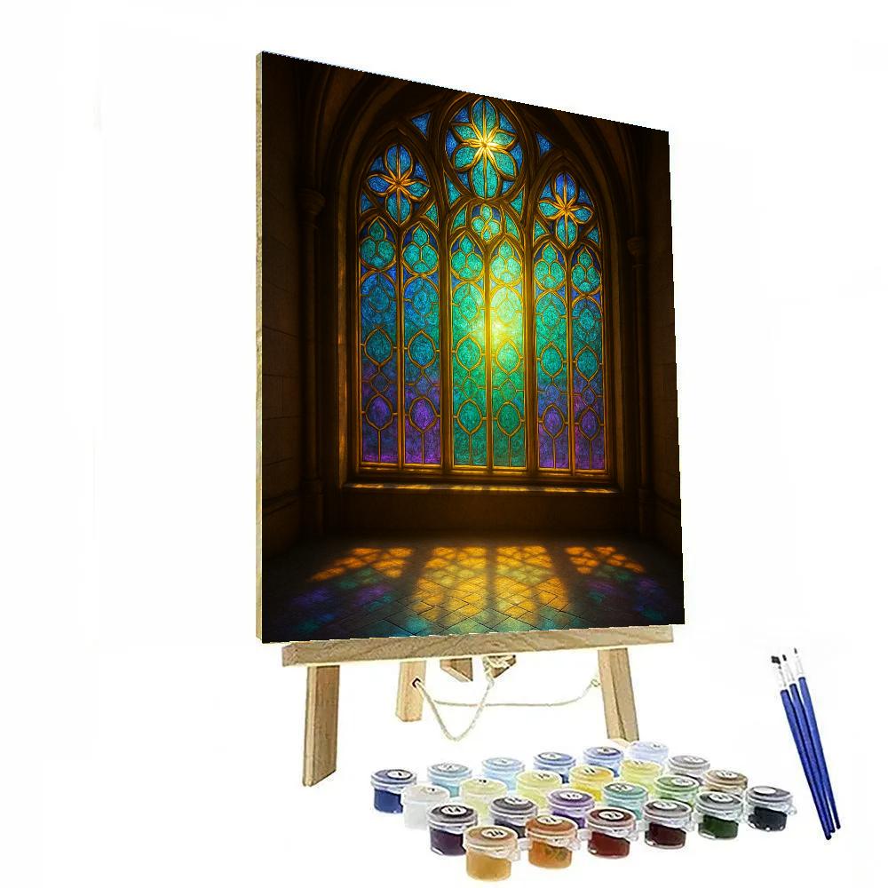 Stained Glass Aurora - DIY Painting By Numbers Kit