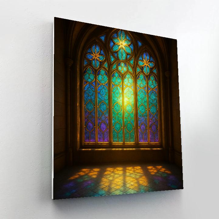 Stained Glass Aurora - DIY Painting By Numbers Kit