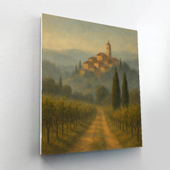 Italy Tuscan Sunrise - DIY Painting By Numbers Kit