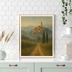 Italy Tuscan Sunrise - DIY Painting By Numbers Kit