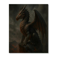 Dragon Ember Guardian - DIY Painting By Numbers Kit