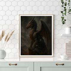 Dragon Ember Guardian - DIY Painting By Numbers Kit