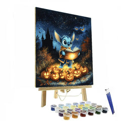 Sorcerer Stitch and the Moonlit Spellbook - DIY Painting By Numbers Kit