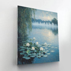 Monet Inspired Misty Lake - DIY Painting By Numbers Kit
