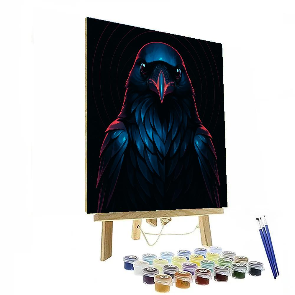 Monarch Raven Echo - DIY Painting By Numbers Kit