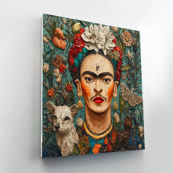 Kahlo Inspired Self Reflection - DIY Painting By Numbers Kit