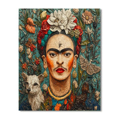 Kahlo Inspired Self Reflection - DIY Painting By Numbers Kit