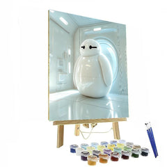 Baymax's Caring Robot Moment Disney Inspired - DIY Painting By Numbers Kit