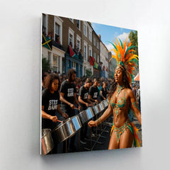 Notting Hill Carnival Steel Drum Street Band - DIY Painting By Numbers Kit
