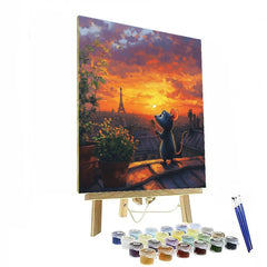 Remy Rooftop Cooking Dream - Disney Inspired - DIY Painting By Numbers Kit