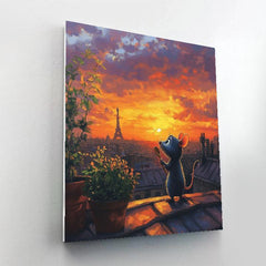 Remy Rooftop Cooking Dream - Disney Inspired - DIY Painting By Numbers Kit