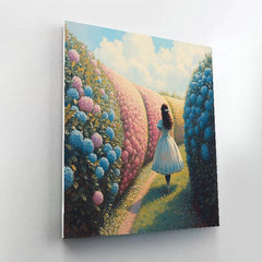 Alice Curious Garden Maze Path - Disney Inspired - DIY Painting By Numbers Kit