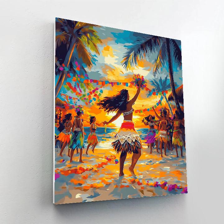 Moana's Island Festival - Disney Inspired - DIY Painting By Numbers Kit
