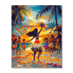 Moana's Island Festival - Disney Inspired - DIY Painting By Numbers Kit