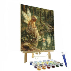 John Everett Millais Inspired Woodland Fairy - DIY Painting By Numbers Kit