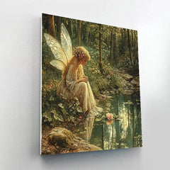 John Everett Millais Inspired Woodland Fairy - DIY Painting By Numbers Kit