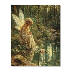 John Everett Millais Inspired Woodland Fairy - DIY Painting By Numbers Kit