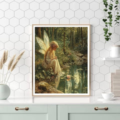 John Everett Millais Inspired Woodland Fairy - DIY Painting By Numbers Kit