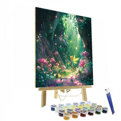 Tinker Bell's Secret Fairy Glade Disney Inspired - DIY Painting By Numbers Kit