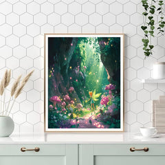 Tinker Bell's Secret Fairy Glade Disney Inspired - DIY Painting By Numbers Kit