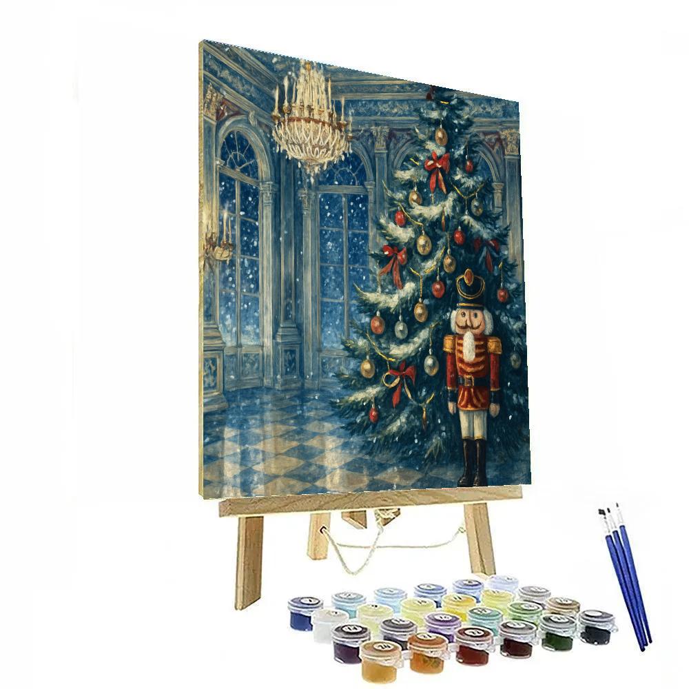 Nutcracker Night In Frosty Ballroom - DIY Painting By Numbers Kit
