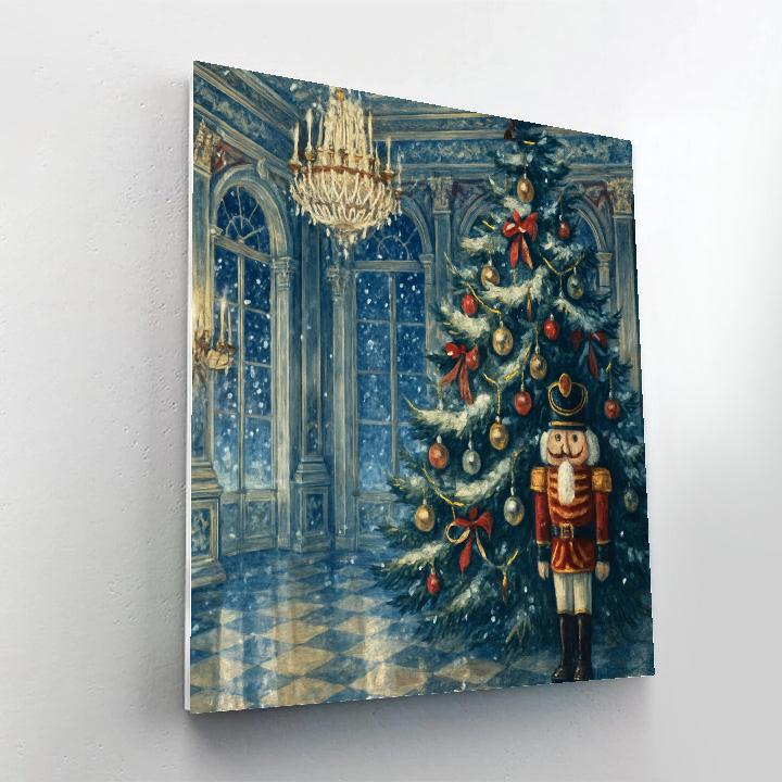 Nutcracker Night In Frosty Ballroom - DIY Painting By Numbers Kit