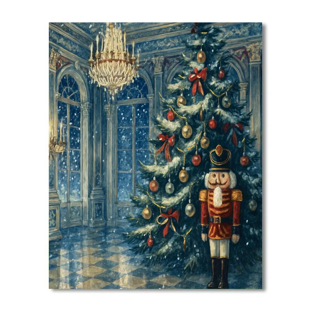 Nutcracker Night In Frosty Ballroom - DIY Painting By Numbers Kit
