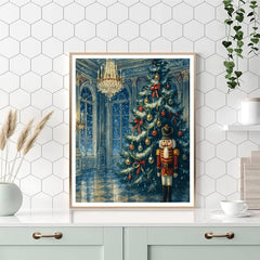 Nutcracker Night In Frosty Ballroom - DIY Painting By Numbers Kit