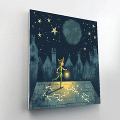 Peter Pan Night Sky Treasure Hunt - DIY Painting By Numbers Kit