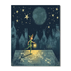 Peter Pan Night Sky Treasure Hunt - DIY Painting By Numbers Kit