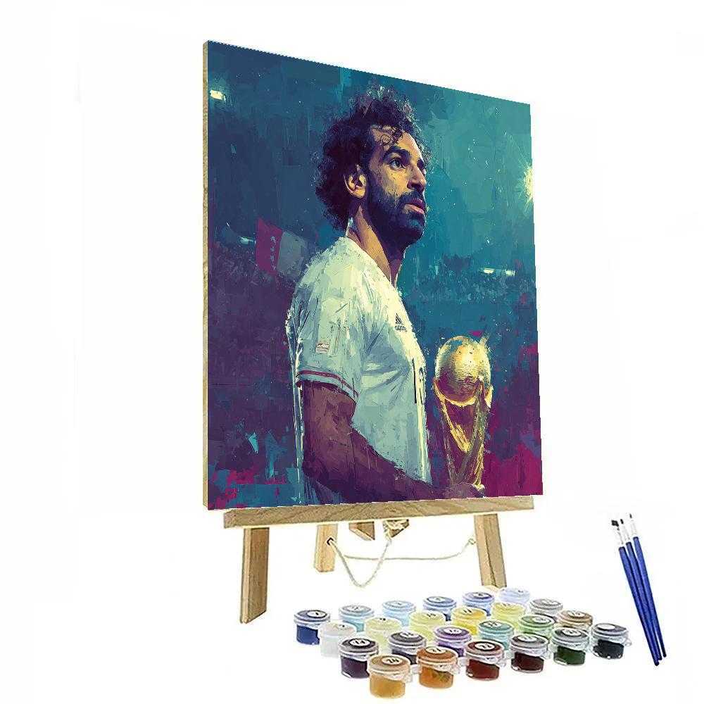Salah Fifa 2026 Lights - DIY Painting By Numbers Kit