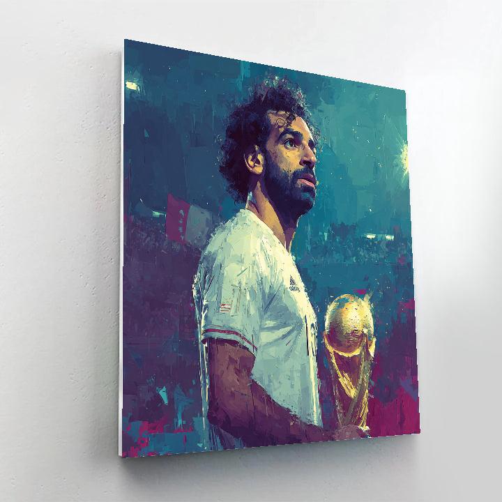 Salah Fifa 2026 Lights - DIY Painting By Numbers Kit
