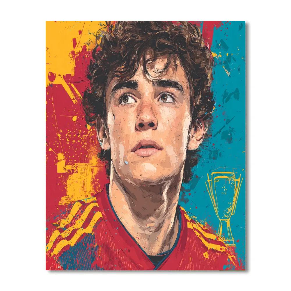 Yamal Fifa 2026 Rise - DIY Painting By Numbers Kit