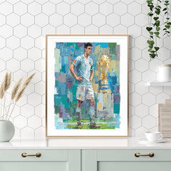 Uzbekistan Fifa 2026 Dawn - DIY Painting By Numbers Kit