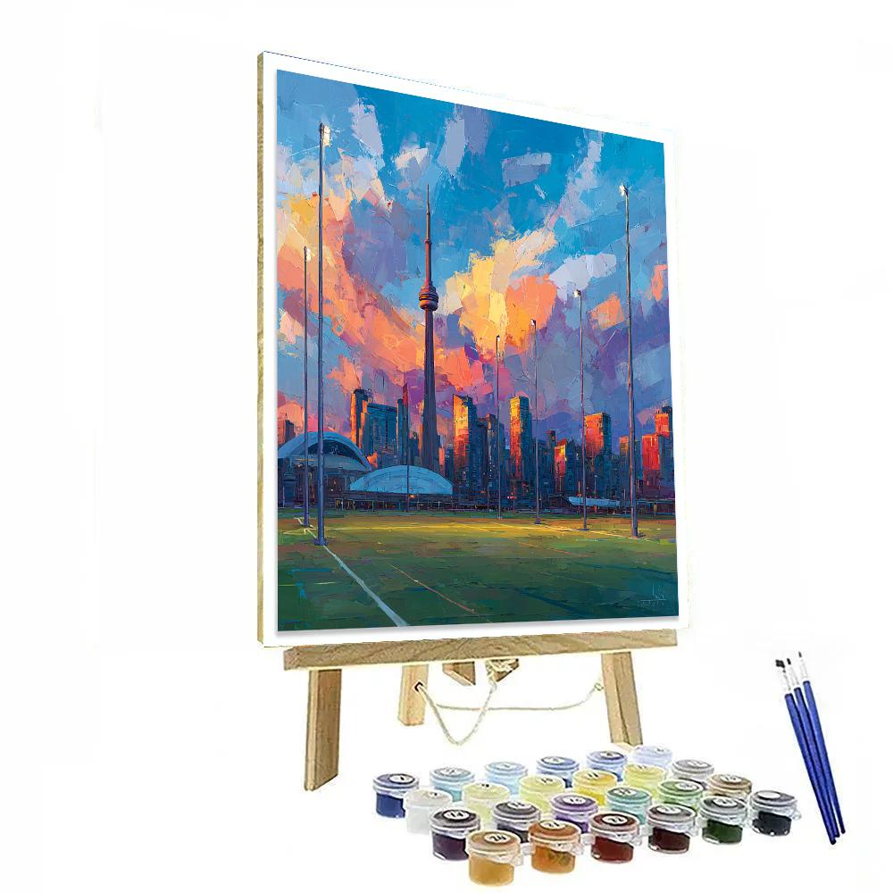 Toronto Fifa 2026 Glow - DIY Painting By Numbers Kit
