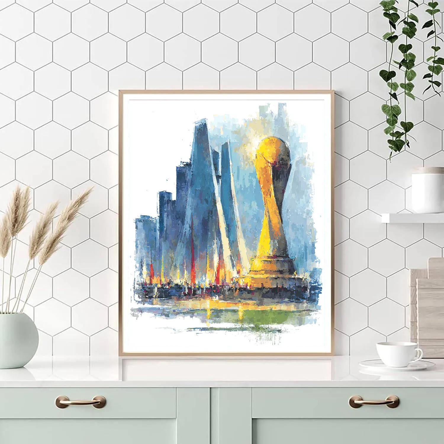 Monterrey Fifa 2026 Lights - DIY Painting By Numbers Kit
