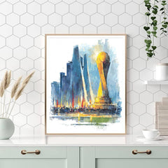 Monterrey Fifa 2026 Lights - DIY Painting By Numbers Kit
