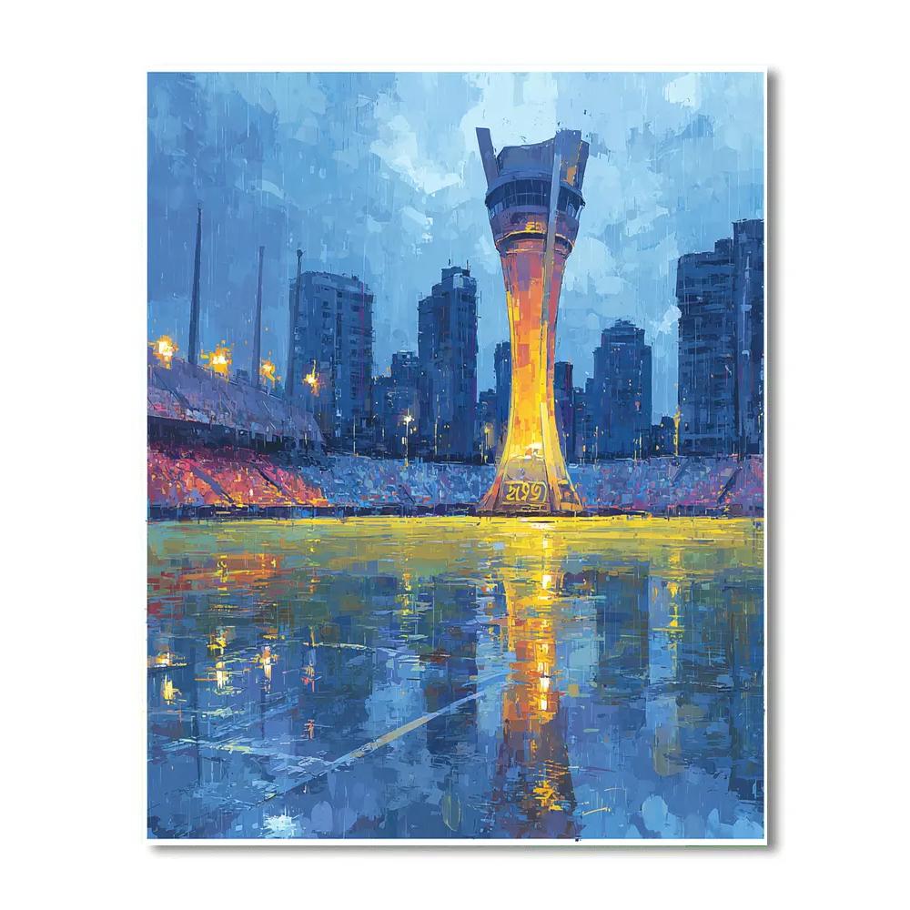 Seattle Fifa 2026 Rainlight - DIY Painting By Numbers Kit