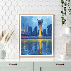 Seattle Fifa 2026 Rainlight - DIY Painting By Numbers Kit