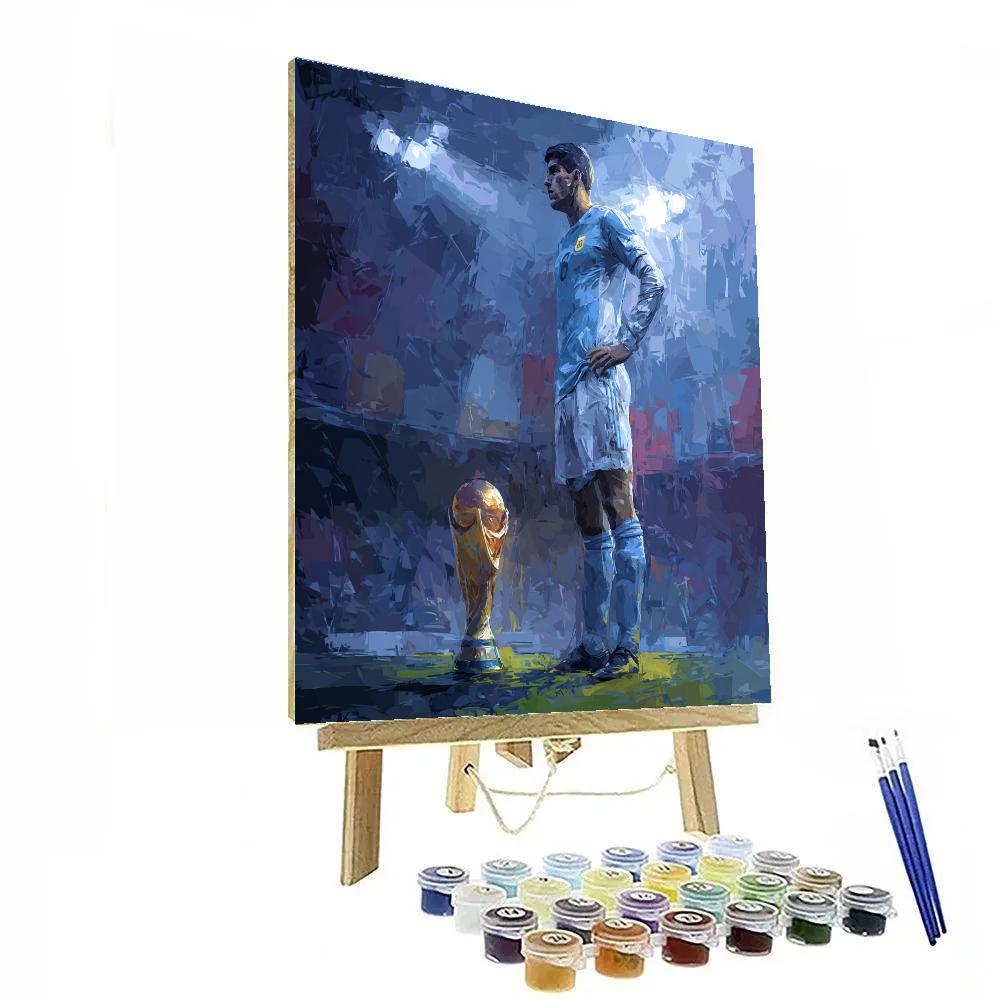 Fifa 2026 Haaland Ice - DIY Painting By Numbers Kit