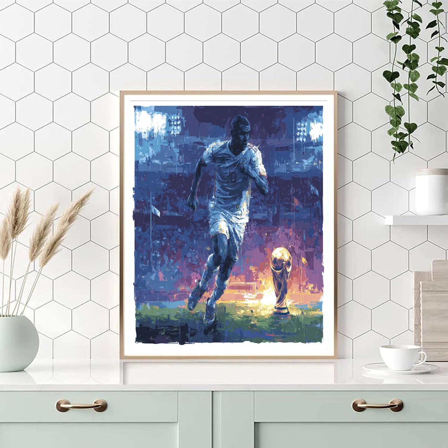 Fifa 2026 Salah Lights - DIY Painting By Numbers Kit