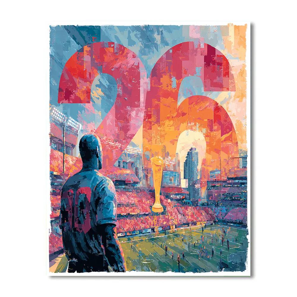 Canada Fifa 2026 Northlight - DIY Painting By Numbers Kit