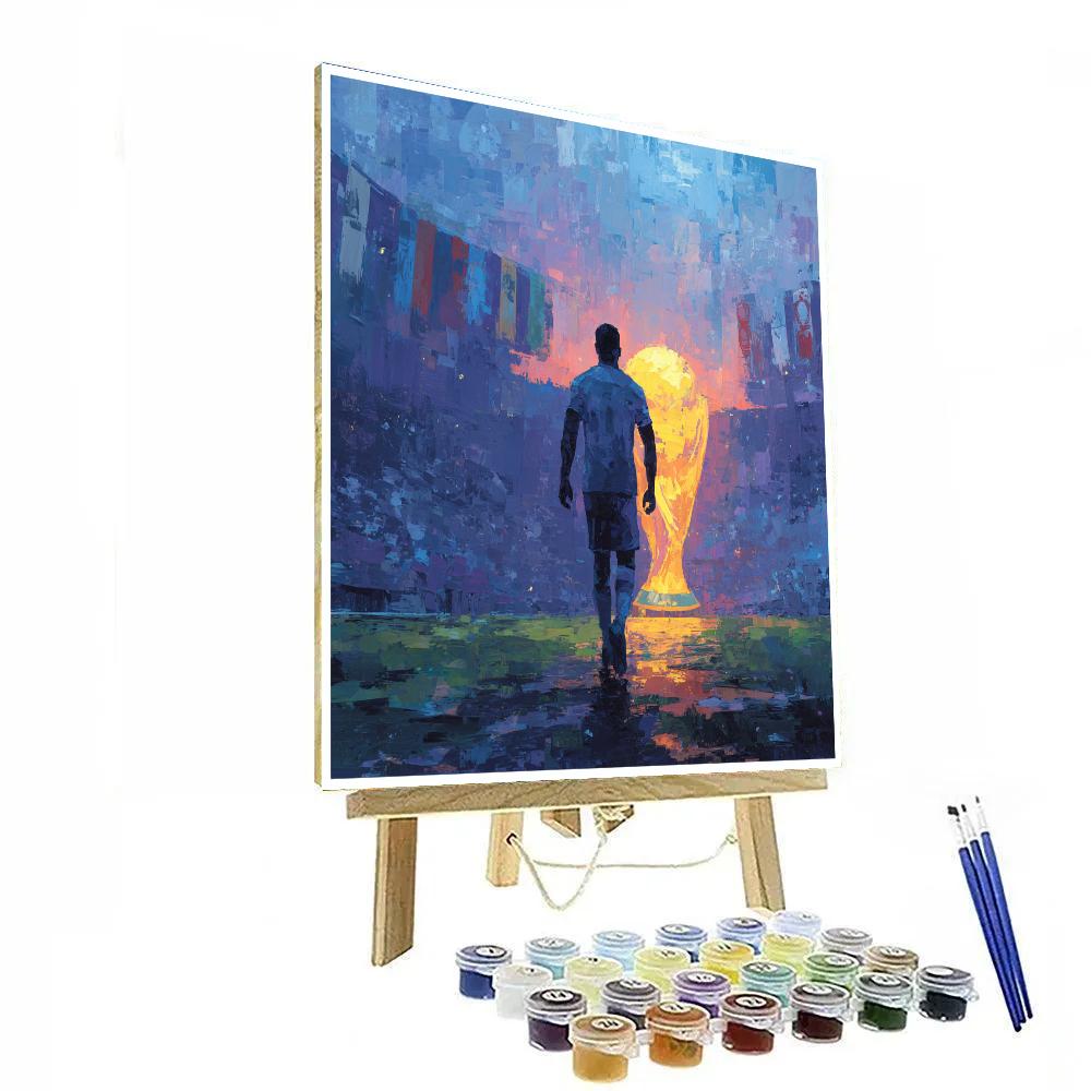 Uzbekistan Fifa 2026 Dawn - DIY Painting By Numbers Kit