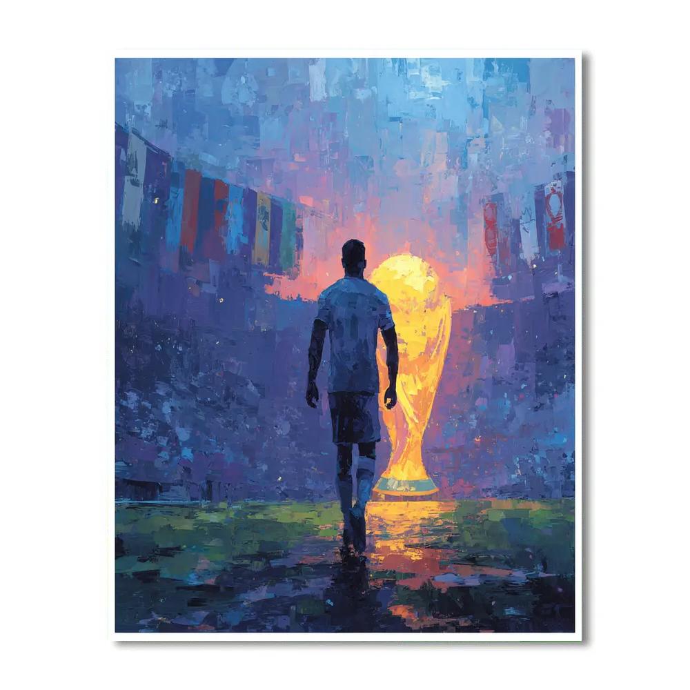 Uzbekistan Fifa 2026 Dawn - DIY Painting By Numbers Kit