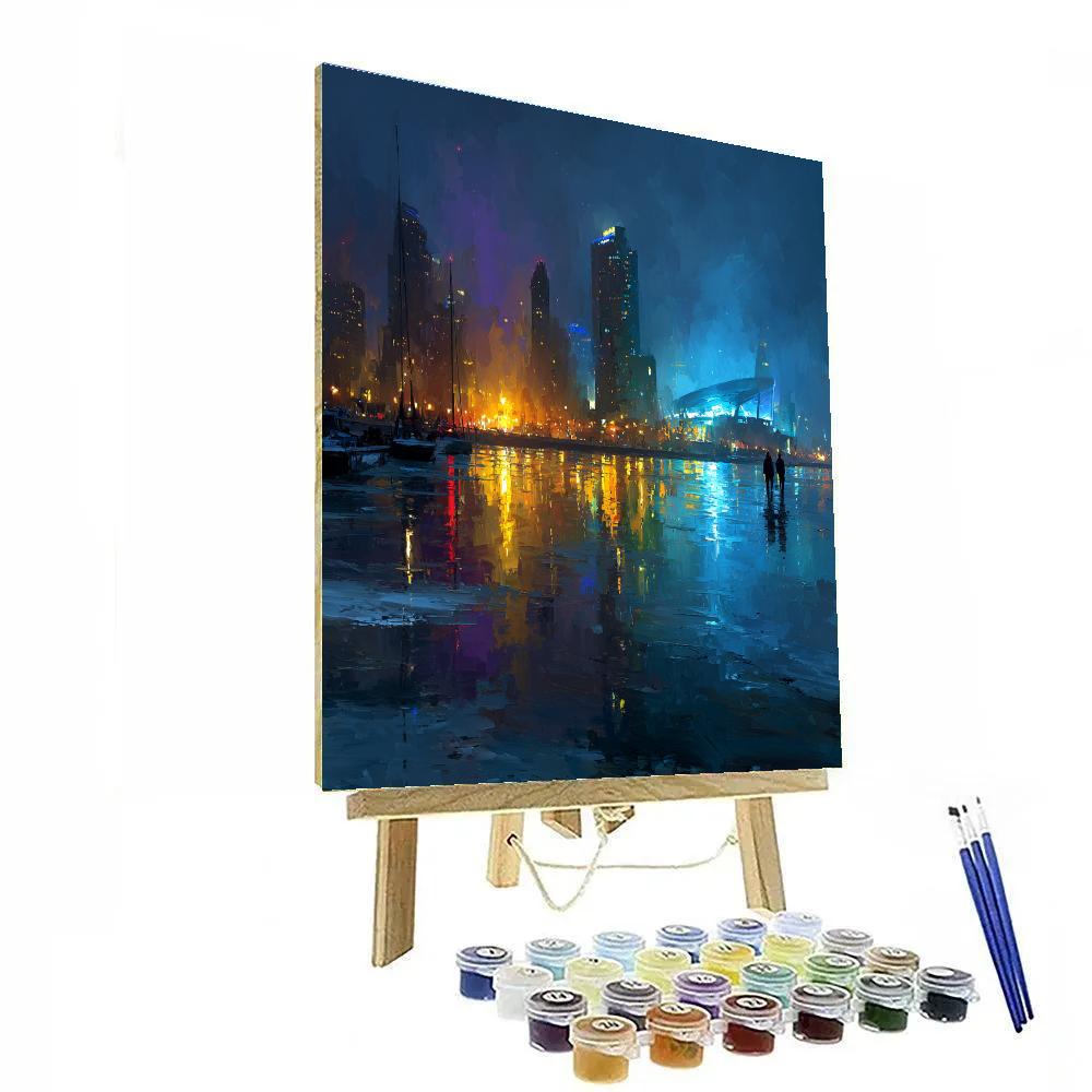 Seattle Fifa 2026 Rainlight - DIY Painting By Numbers Kit