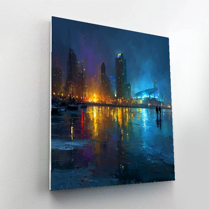 Seattle Fifa 2026 Rainlight - DIY Painting By Numbers Kit