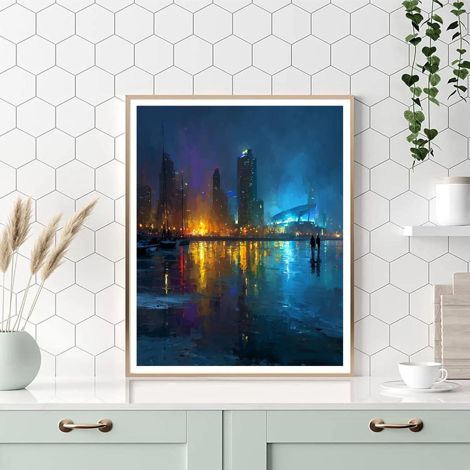 Seattle Fifa 2026 Rainlight - DIY Painting By Numbers Kit