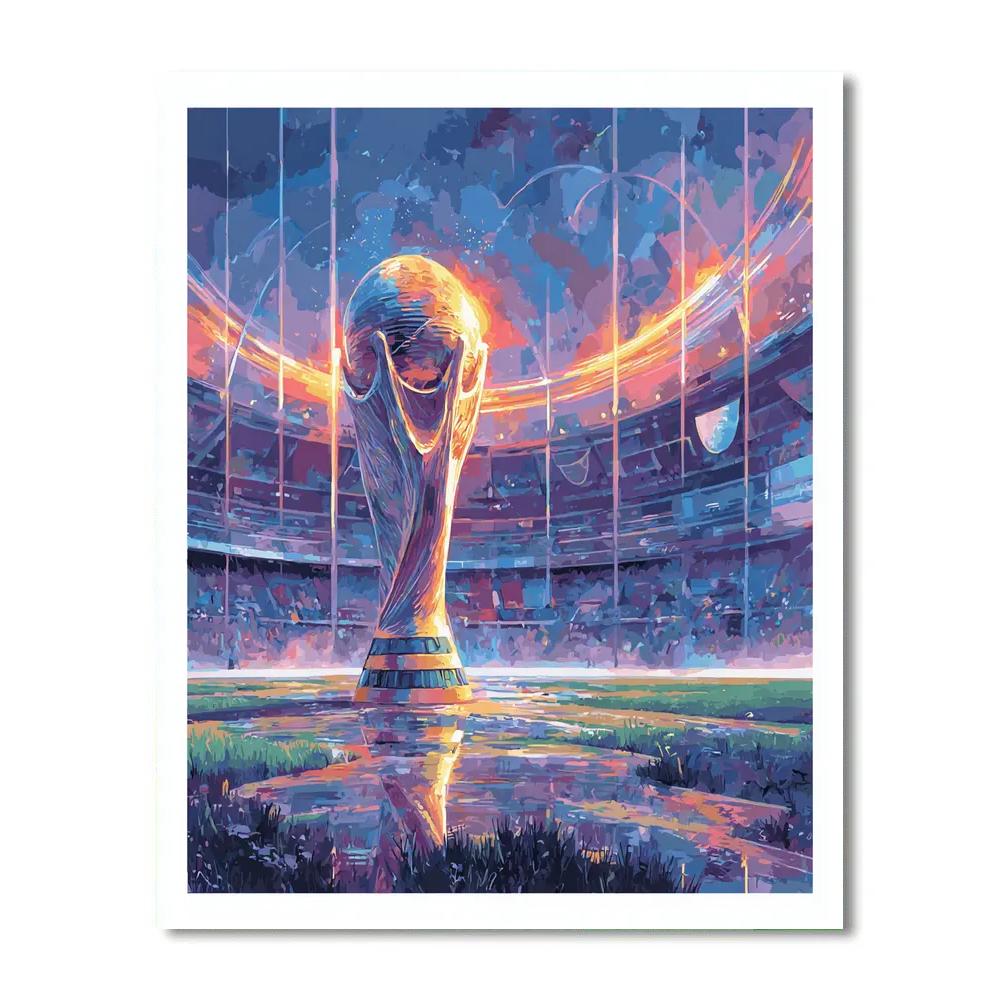 Miami Fifa 2026 Reflection - DIY Painting By Numbers Kit